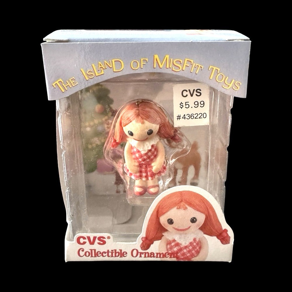 Enesco CVS Rudolph Island of Misfit Toys Misfit Doll Ornament Vintage 1999